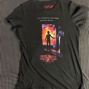 Stranger Things Black T-Shirt